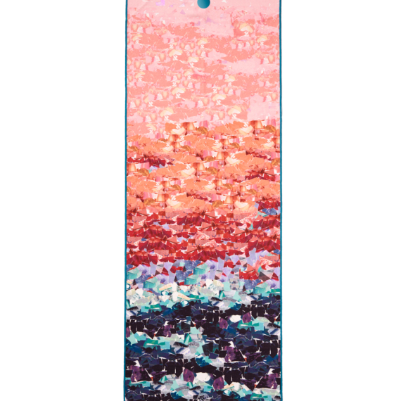 Velký ručník na jógu se silikononovými body Manduka yogitoes® Paper Landscape