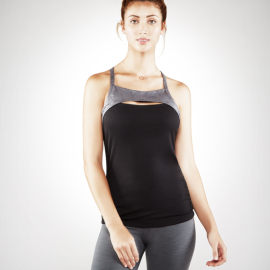 Tílko Manduka Surihaku Cami Black Tílko Manduka Surihaku Cami Black