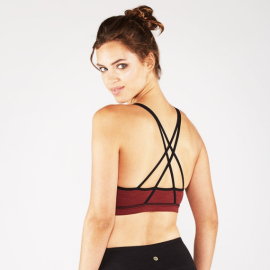 Sportovní podprsenka Manduka Illusionist Bra Ruby