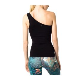 Top Mandala One Shoulder Top Grey Melange Top Mandala One Shoulder Top Grey Melange