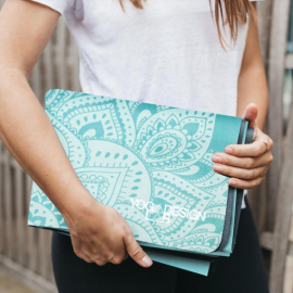 Cestovní designová jogamatka Yoga Design Lab Travel Mat 1,5 mm Mandala Turquoise Cestovní designová jogamatka Yoga Design Lab Travel Mat 1,5 mm Mandala Turquoise