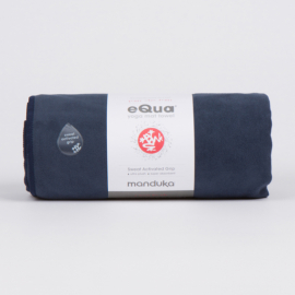 Velký jógový ručník Manduka eQua® Mat Towel Midnight Velký jógový ručník Manduka eQua® Mat Towel Midnight