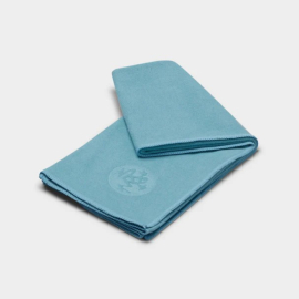 Malý jógový ručník Manduka eQua® Hand Towel Blue Lotus Malý jógový ručník Manduka eQua® Hand Towel Blue Lotus