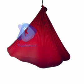 Síť na jógu tmavě červená