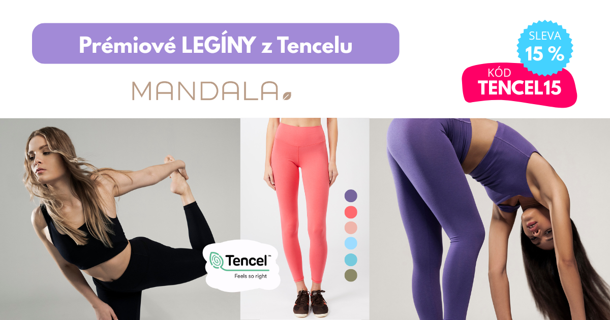 Sleva 15 % na prémiové tencelové legíny