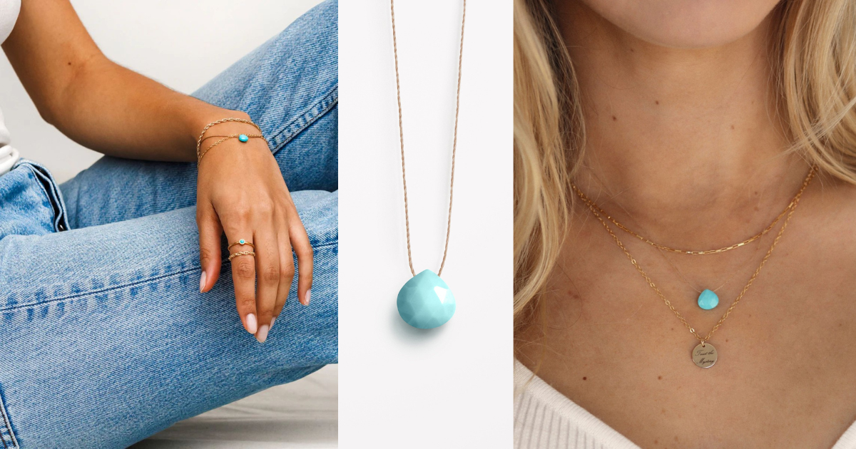 Kolekce šperků s tyrkysem