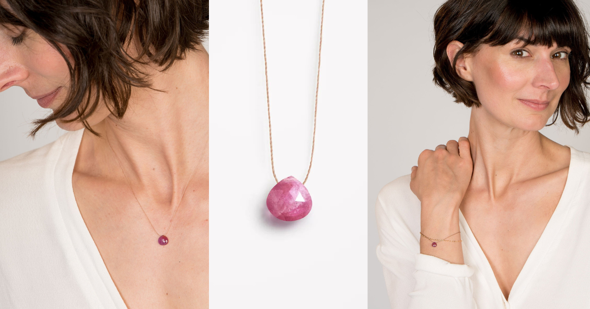 Kolekce šperků se safírem