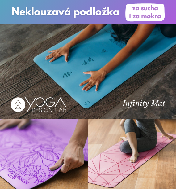 Podložka na jógu Infinity - neklouzavá za sucha i za mokra