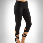 Tříčtvrteční legíny  Manduka Flux Legging Black