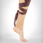 Tříčtvrteční legíny  Manduka Flux Legging Raisin