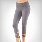 Tříčtvrteční legíny  Manduka Flux Legging Thunder