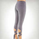 Tříčtvrteční legíny  Manduka Flux Legging Thunder