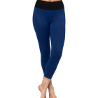 Dlouhé legíny Manduka Essential Cropped Legging New Moon Melange