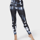 Dlouhé legíny Manduka Brush Paint Legging Blue Multi