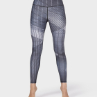 Dlouhé legíny Manduka Geo Checkered Legging Black Multi