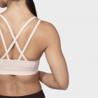 Sportovní podprsenka Manduka Cross Strap Bra Blush