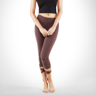 Tříčtvrteční legíny  Manduka Flux Legging Raisin