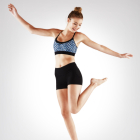 Sportovní podprsenka Manduka Damana Bra Tile Print