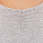 Tílko Manduka Cross Strap Cami Light Grey Heather