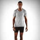 Triko Manduka Minimalist Tee Heather Grey