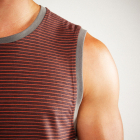 Tílko Manduka Transcend Stripe Tank Maka/Raisin