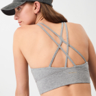 Sportovní podprsenka Mandala New Studio Bra Grey Melange