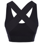 Sportovní podprsenka Mandala Criss Cross Bra Black