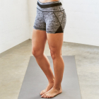 Šortky Manduka Mesh Short Stone Melange