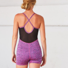 Jednodílný komplet Manduka Hot Yoga Uni Orchid Melange