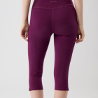 Tříčtvrteční legíny Mandala Capri Pants Black Plum