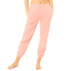 Kalhoty Mandala Ruffled Leg Jogger Peach