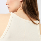 Žebrovaný top Mandala Ribbed Tank Top White