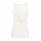 Tílko Mandala Printed Yoga Top White