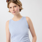 Top Mandala Cropped Ruffled Top Etheral Glow