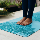 Kaučuková jogamatka Yoga Design Lab Infinity Mat 3mm Mandala Aqua