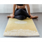 Ručník na jógu Yoga Design Lab Mat Towel Mandala Gold