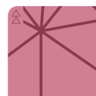 Kaučuková jogamatka Yoga Design Lab Infinity Mat 5mm Geo Rose