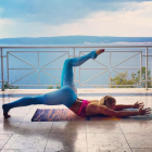Designová jogamatka Yoga Design Lab Combo Mat Sunset