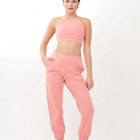 Dlouhé legíny Mandala Ruffled Leg Jogger Peach